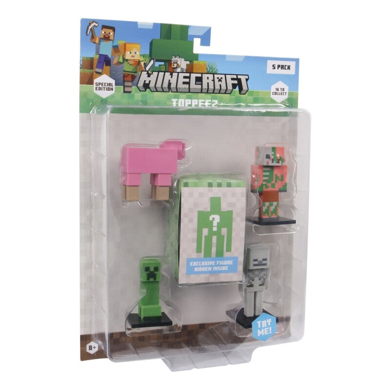 Minecraft 3D Special Edition Figur 5-pak Blister