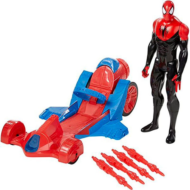 Spiderman figur på 30 cm + bil