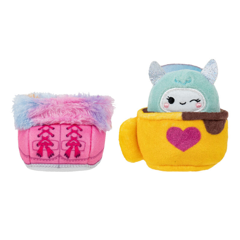Squishmallows, som kommer med 2 dele tematilbehør