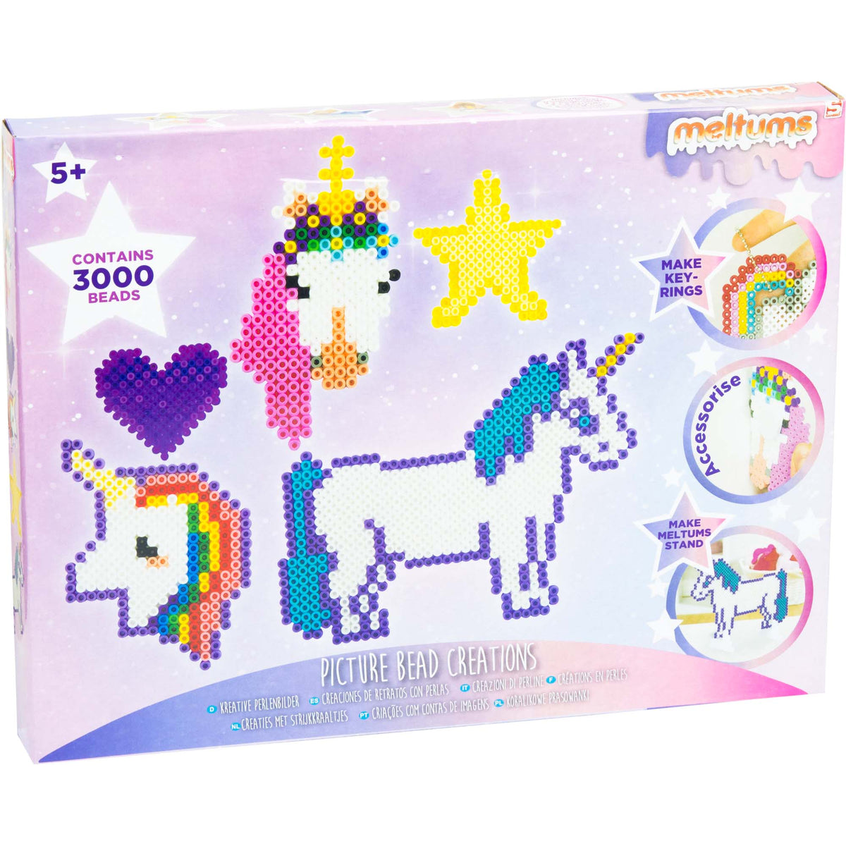 Unicorn perle sæt med 3000 perler. fra Enhjørning / Unicorn
