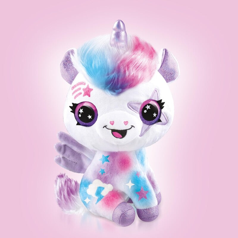 Airbrush Plush Enhjørning Lyser i Mørke