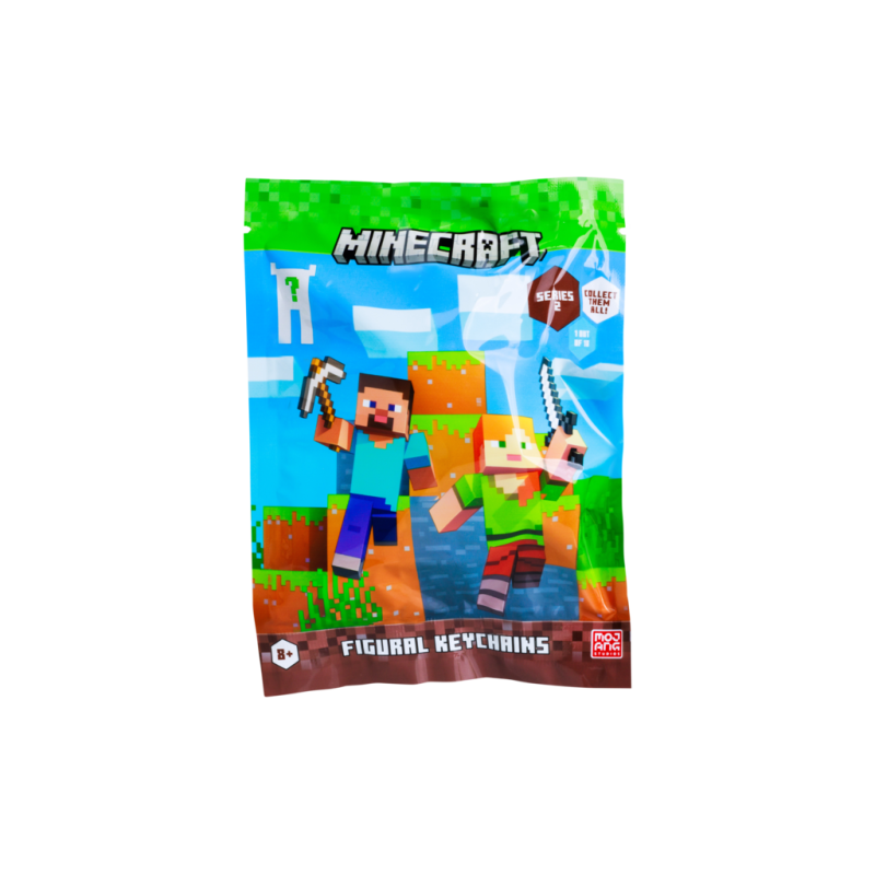Minecraft 5 cm Figurnøglering, Foliepose S2