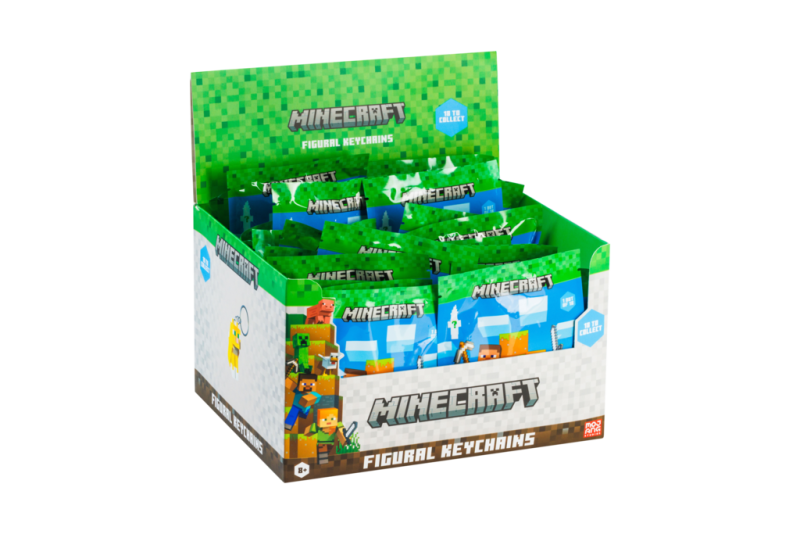 Minecraft Figurnøglering 1-pak Foliepose