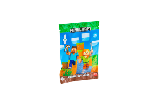 Minecraft Figurnøglering 1-pak Foliepose