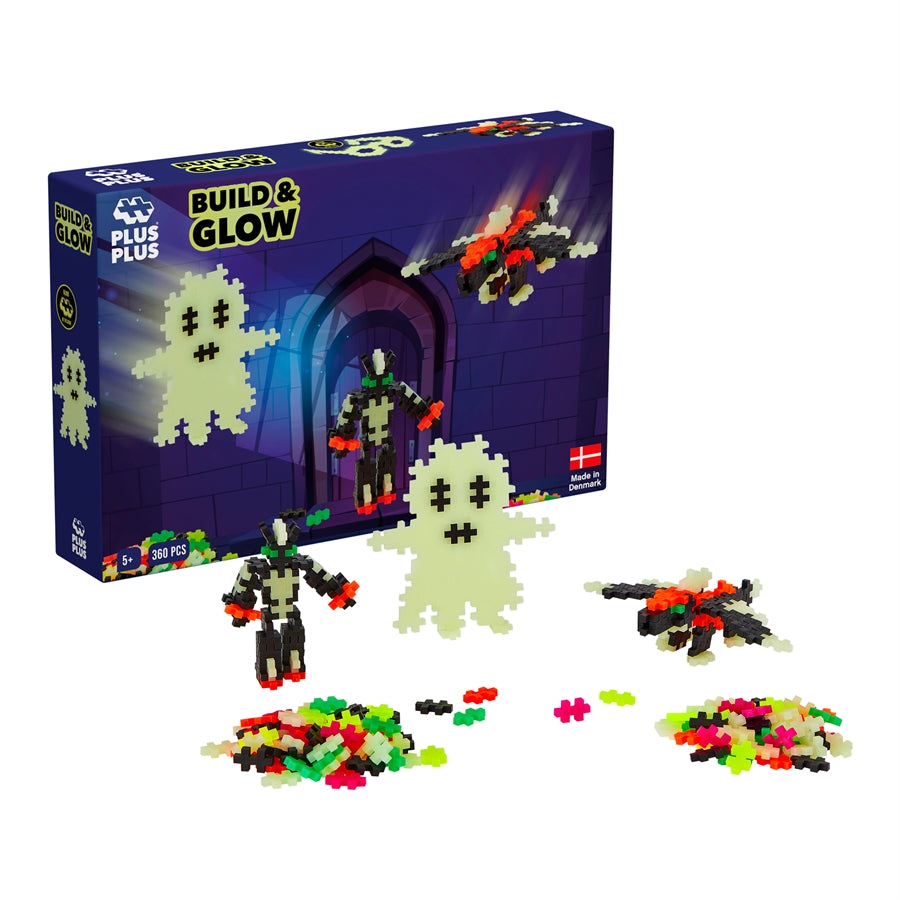 Plus-Plus Glow-in-the-dark / 360 pcs fra Plusplus