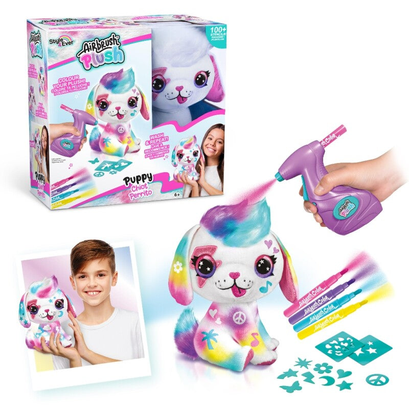 Airbrush Plush Hundehvalp