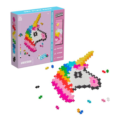 Plus-plus Puzzle By Number Unicorn / 250 pcs fra Plusplus