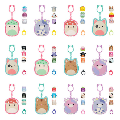Squish-a-longs 2,5 cm Nøglering 3-pak fra Squishmallow