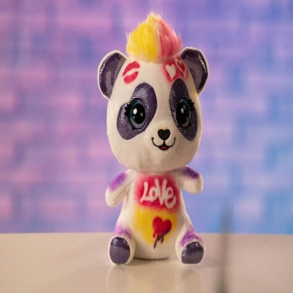 Airbrush Plush Panda - bamse