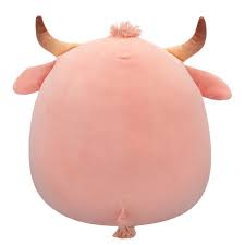 Squishmallows 40cm ( Bull Howland fersken farvet )