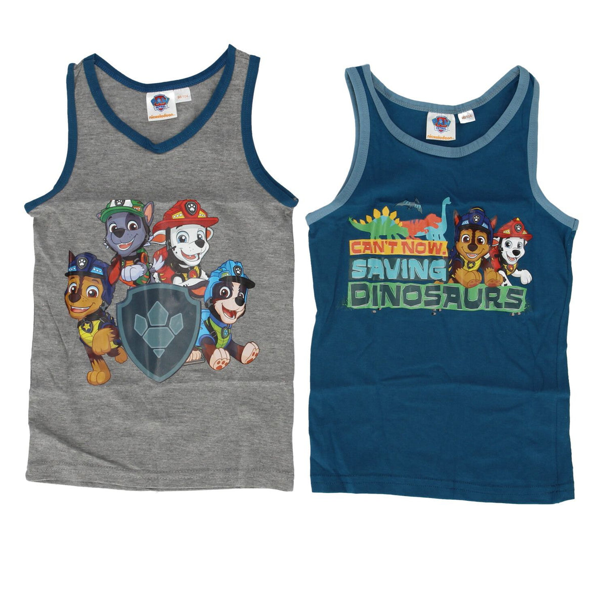 Paw patrol 2 pak undertrøjer med dino