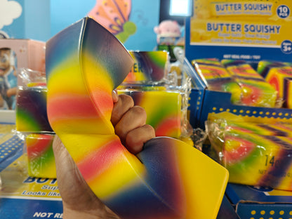 Rainbow Butter XXL slow rise squishy 23,5 cm