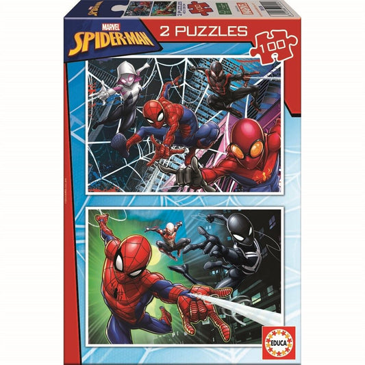Educa 2x100 Spider-Man fra Spiderman