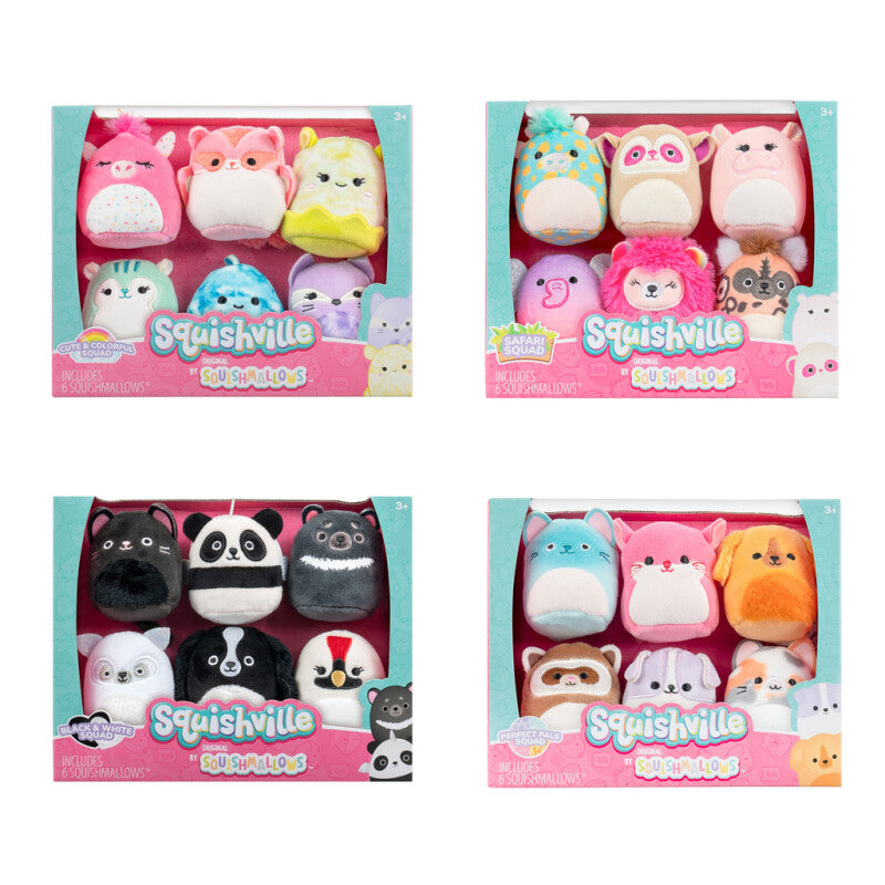 Squishville 6-pak Forår 2024 fra Squishmallow