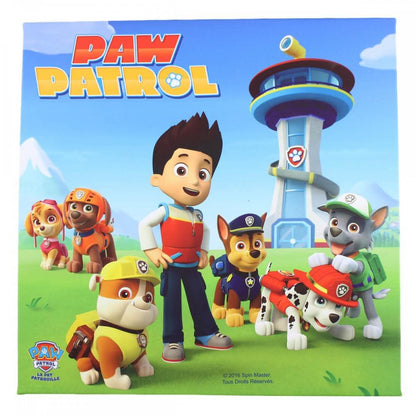 Paw patrol lærreds billed med alle hundene eller skye/everest