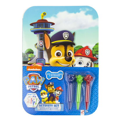 Paw patrol tegne og farvekridt.
