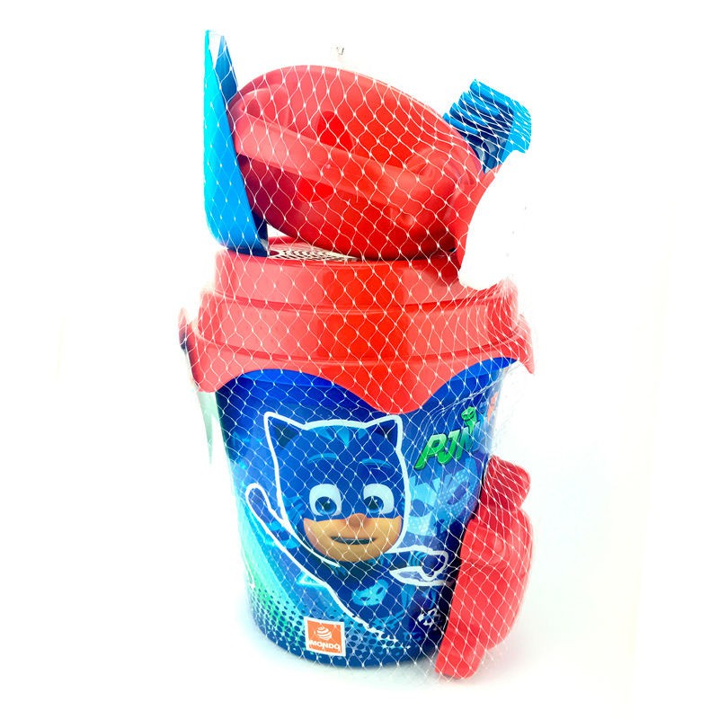 PJ masks sandlegetøj og spand. fra PJ Masks.