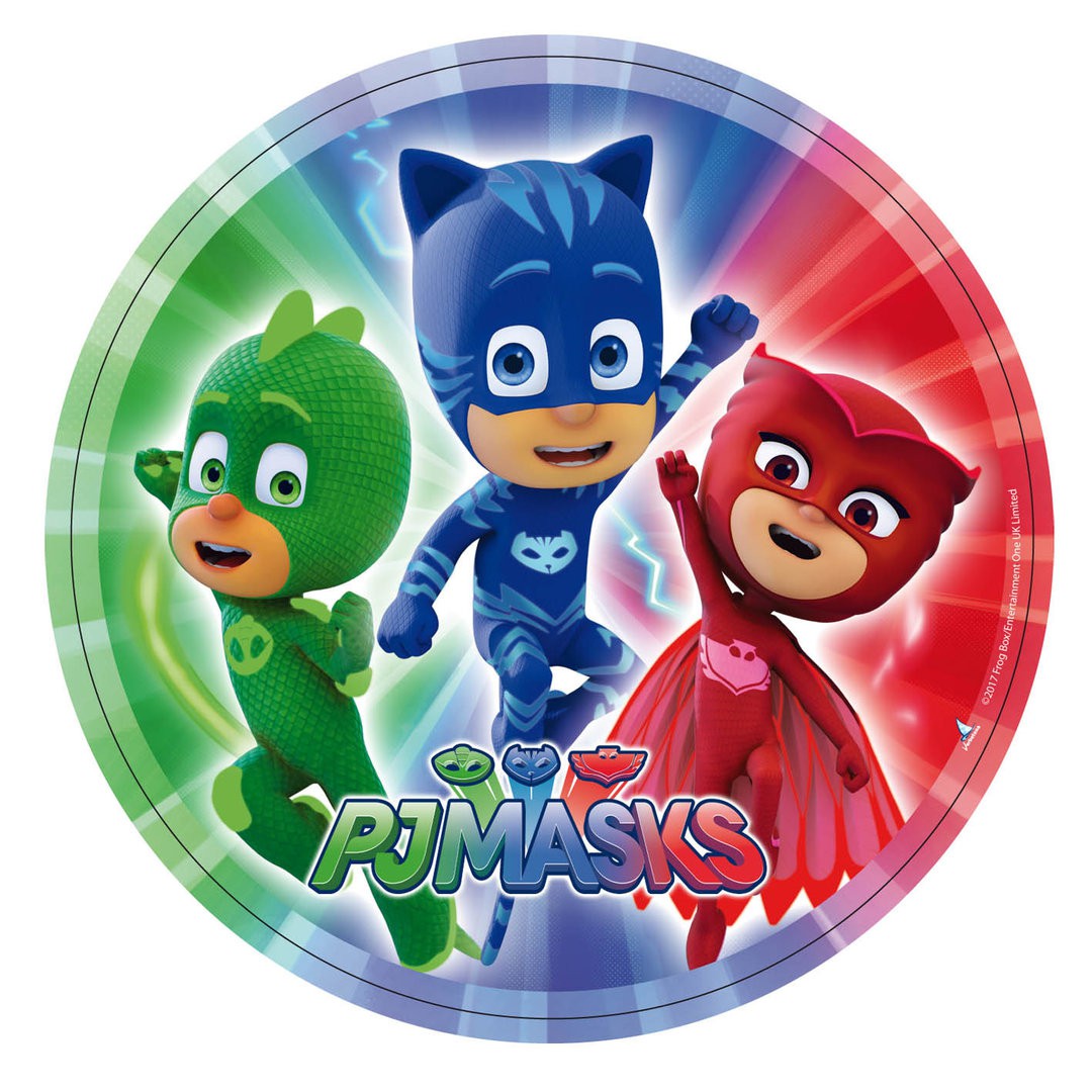 PJ Masks pap tallerkener 8 stks fra PJ Masks.