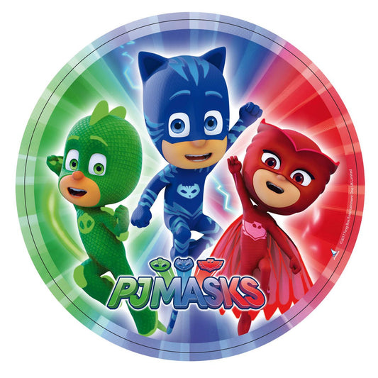 PJ Masks pap tallerkener 8 stks fra PJ Masks.