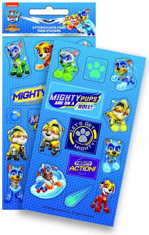 Paw patrol stickers.
