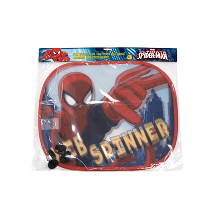 Spiderman solskærme til bil-ruden.