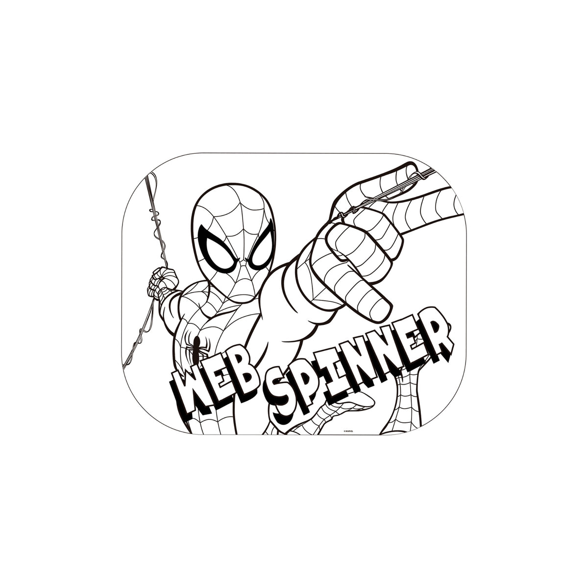 Spiderman solskærme til bil-ruden.